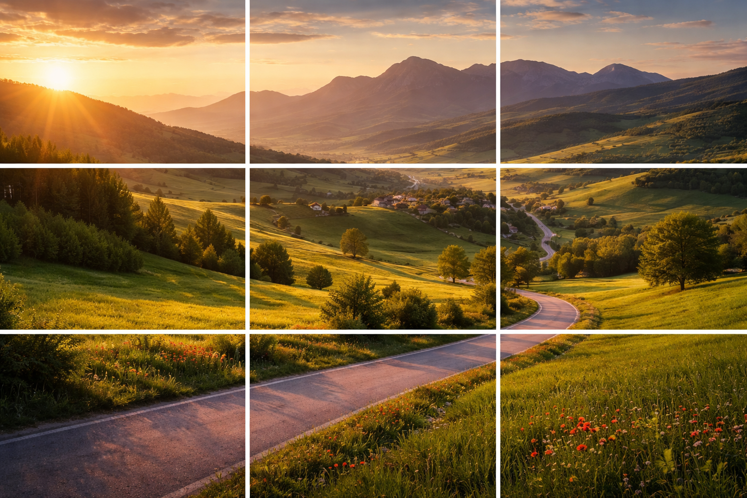 Kural üçler: kadrajda denge